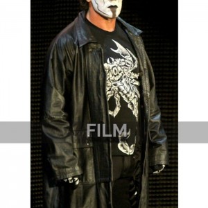WWE Sting Returns 2015 Black Leather Coat